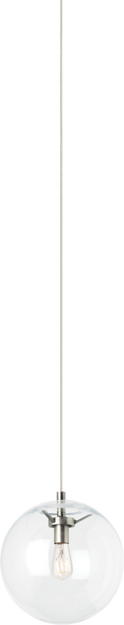 Palona Pendant Clear Satin Nickel Bulb Not Included