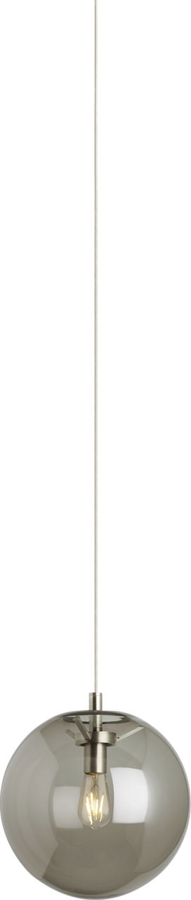 Palona Pendant Smoke Satin Nickel Bulb Not Included