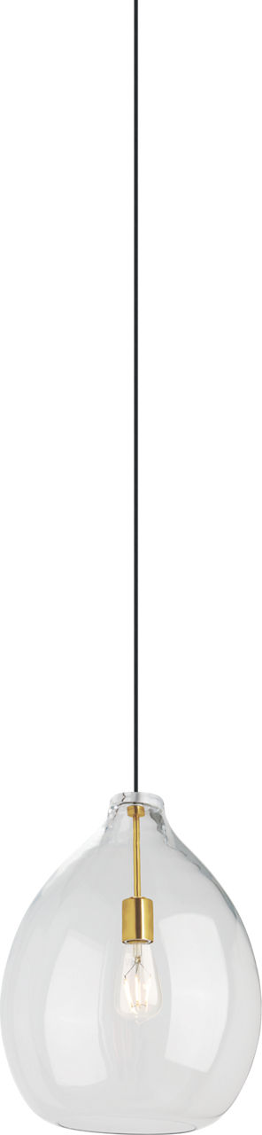 Quinton Pendant Clear Satin Nickel Bulb Not Included