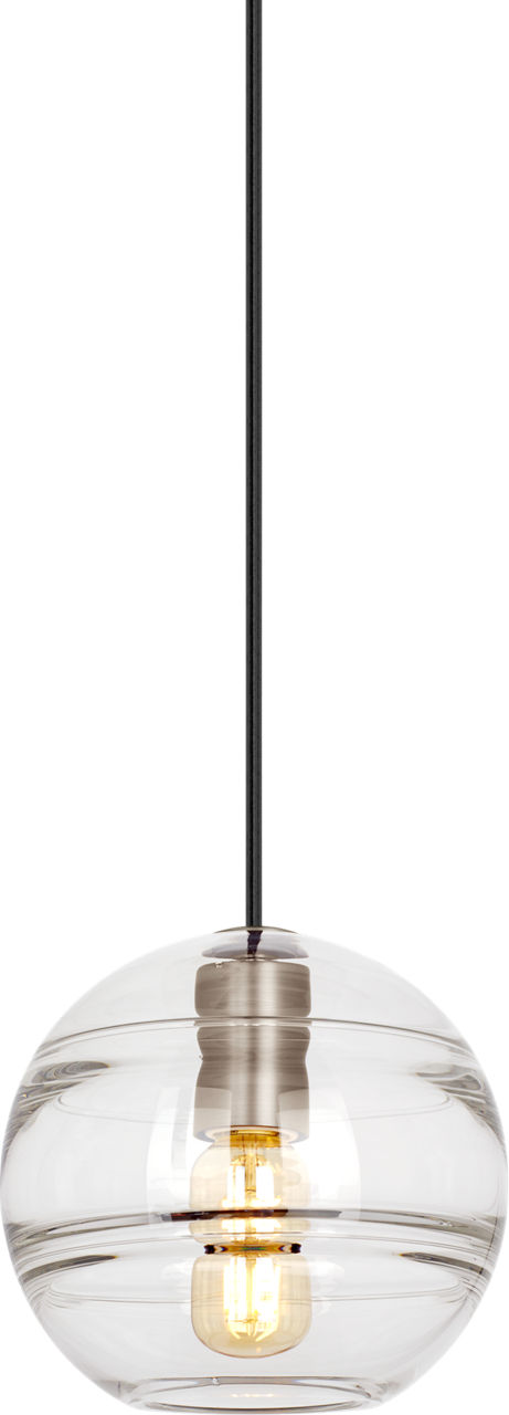 Sedona Medium Pendant Clear Satin Nickel 2700K 90 CRI led t14 90 cri 2700k 120v