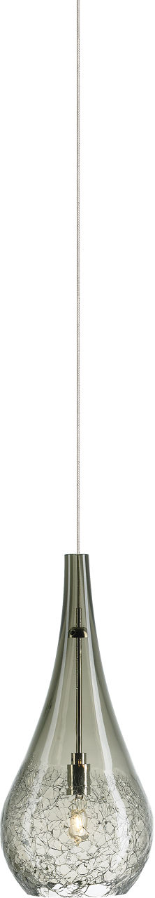 Sedona Pendant in Satin Nickel with Smoke FreeJack Bulb(s) Not Included