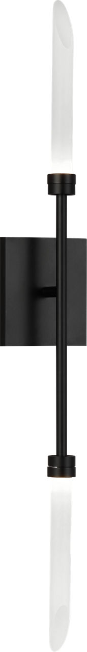 Spur Wall Matte Black 2700K 90 CRI integrated LED 2700K 90 CRI 120v (t24)