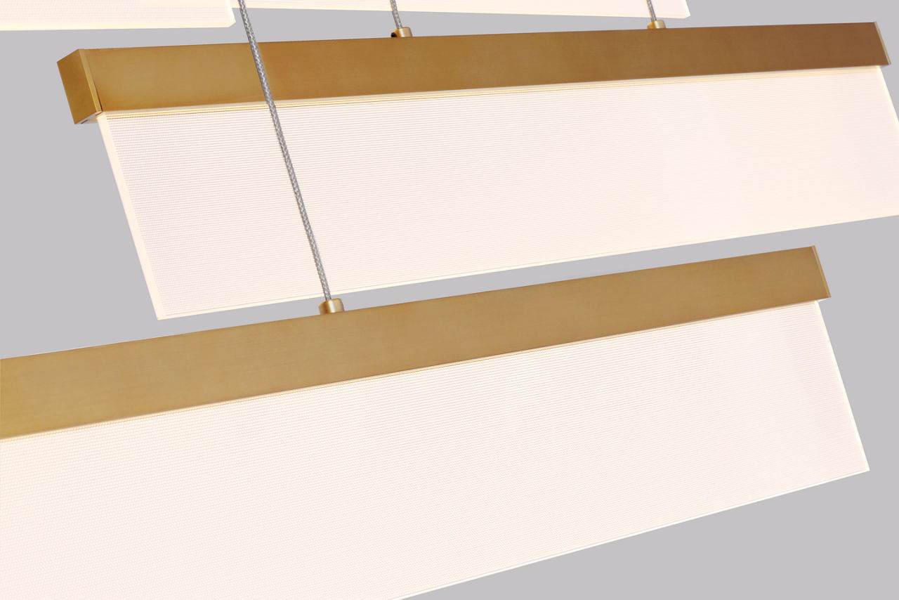 Sweep Linear Chandelier - 700LSSWP | Visual Comfort