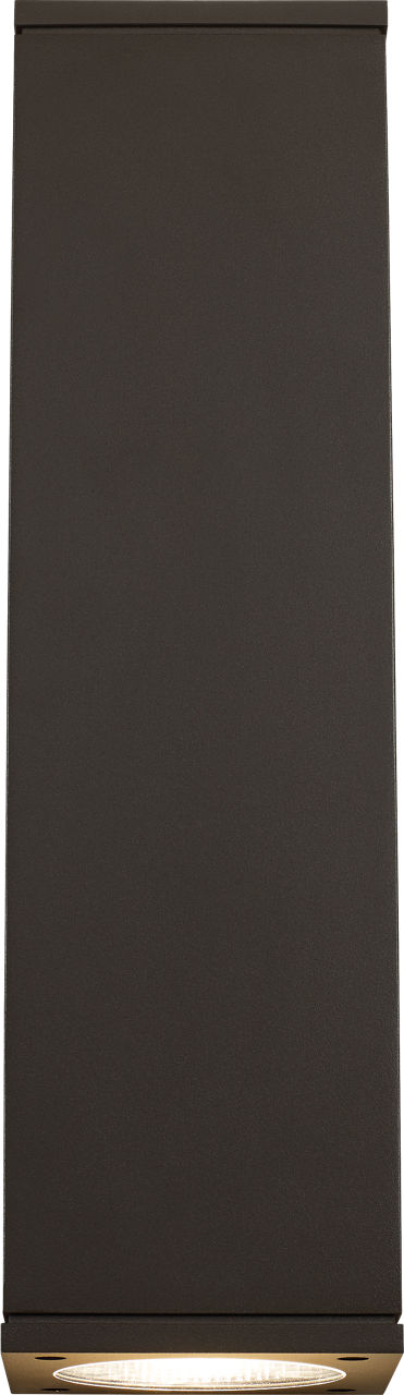 Tegel 18 Outdoor Wall in Bronze 4000K 10° Up + Down Uplight + Downlight Button Photocontrol