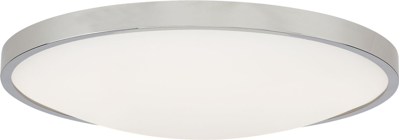 Vance 13 Flush Mount 13" Small Chrome LED 90 CRI 2700k 120V