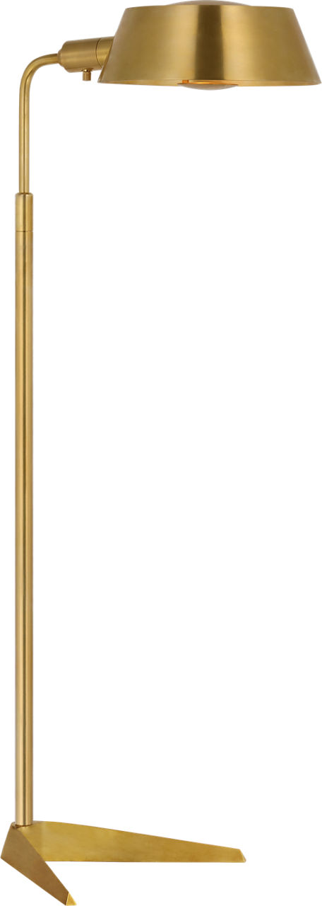 Alfie Pharmacy Floor Lamp in Hand-Rubbed Antique Brass