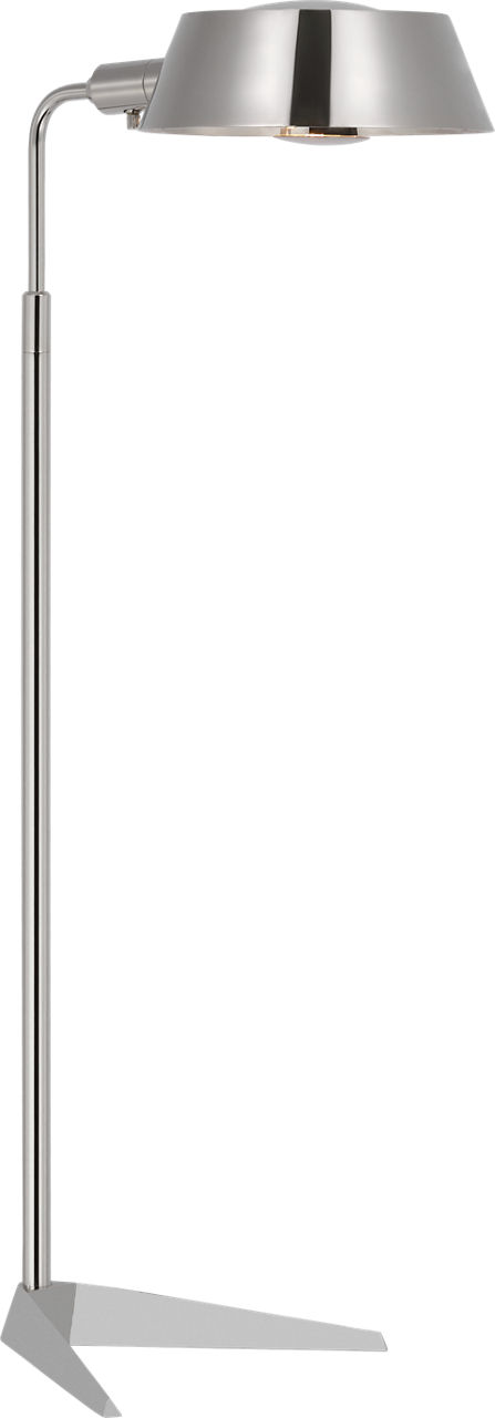 Alfie Pharmacy Floor Lamp in Polished Nickel