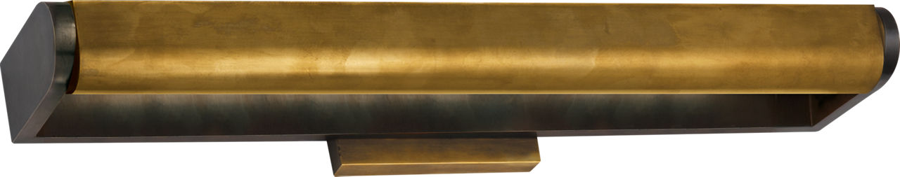 David 24" Art Light in Bronze with Hand-Rubbed Antique Brass Shade