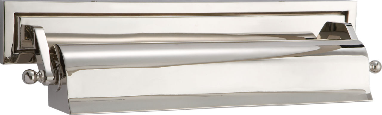 Library 16" Picture Light in Polished Nickel