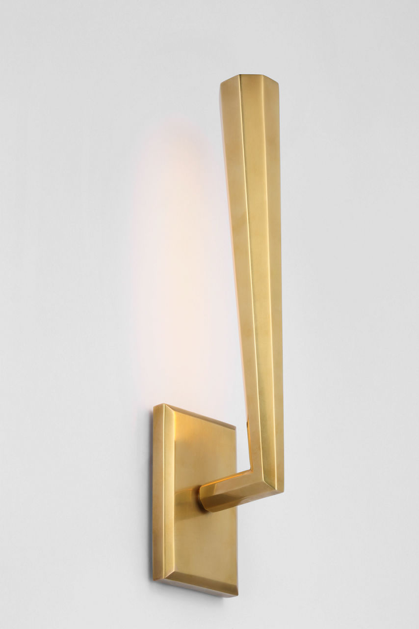 最高品質のフローライト　ゴールドの輝きがとてもゴージャスです‼️SALE中 Galahad Single Sconce - TOB2712 | Visual Comfort