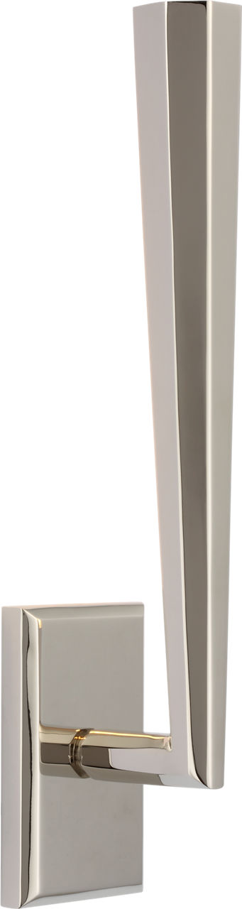 Galahad Single Sconce in Polished Nickel