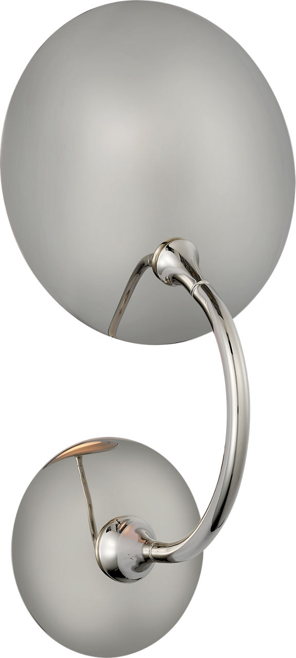 Keira Medium Wall Wash Sconce in Polished Nickel