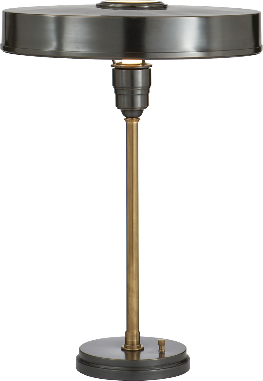 Carlo Table Lamp in Bronze and Hand-Rubbed Antique Brass