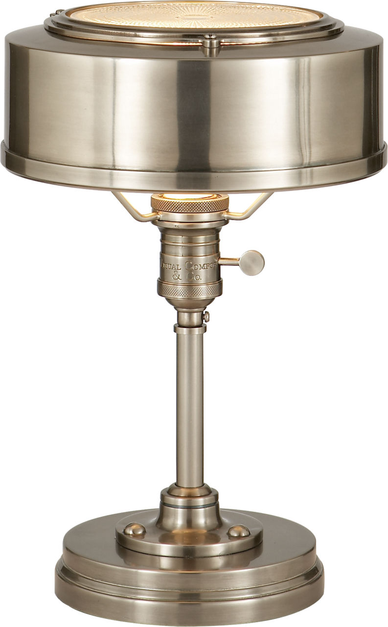 Henley Task Lamp in Antique Nickel