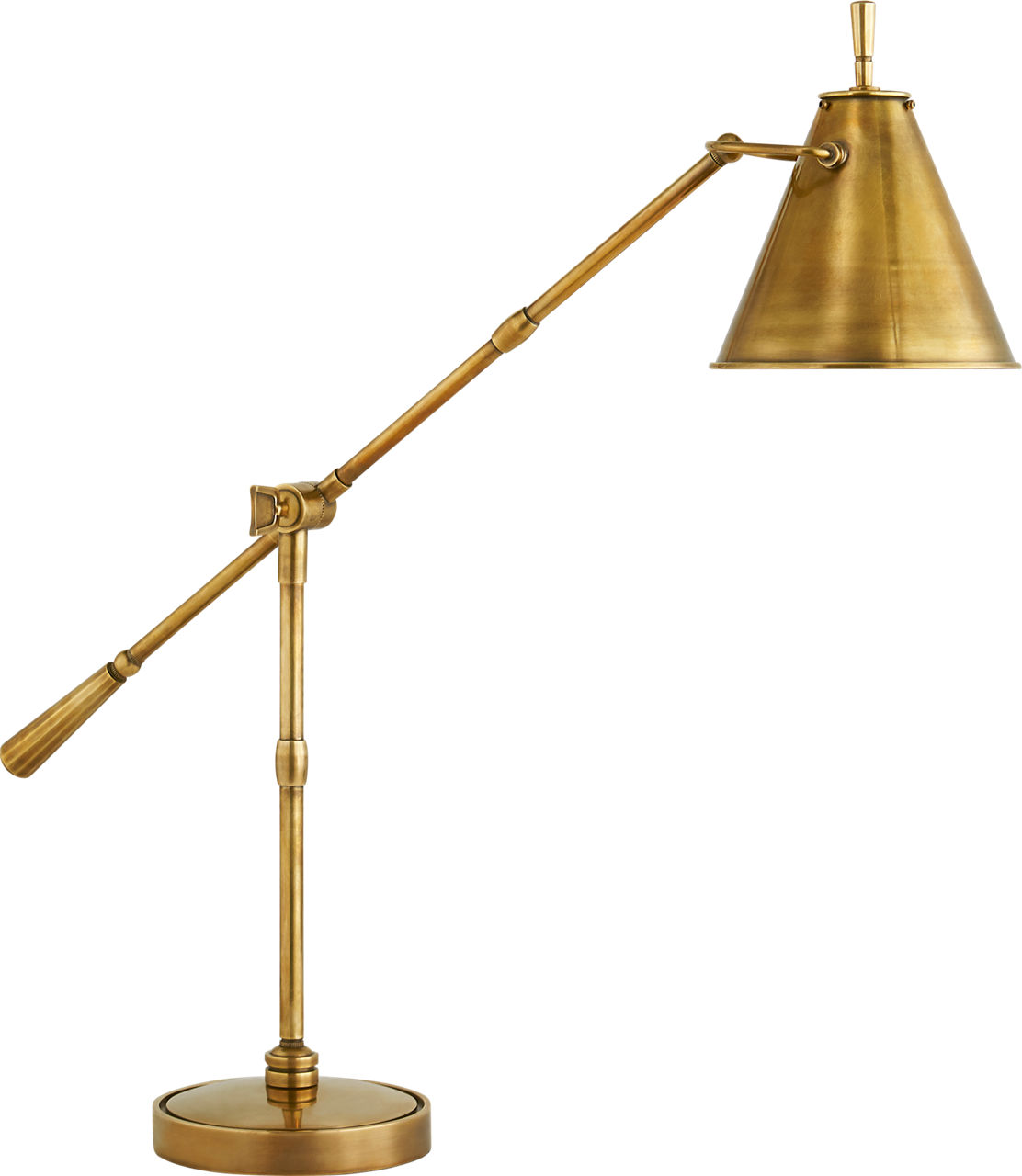 Goodman Table Lamp in Hand-Rubbed Antique Brass