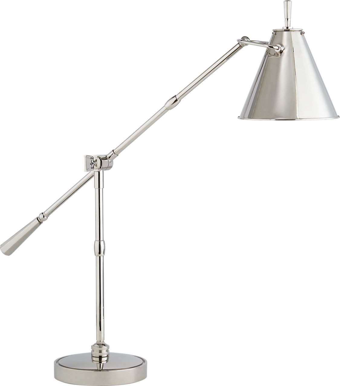 Goodman Table Lamp in Polished Nickel