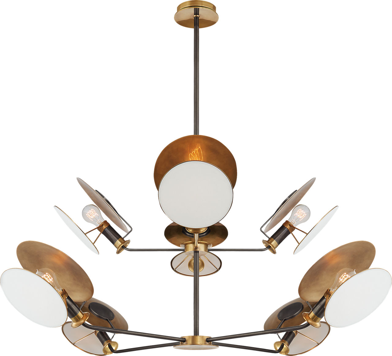 Osiris Large Reflector Chandelier - TOB5290 | Visual Comfort