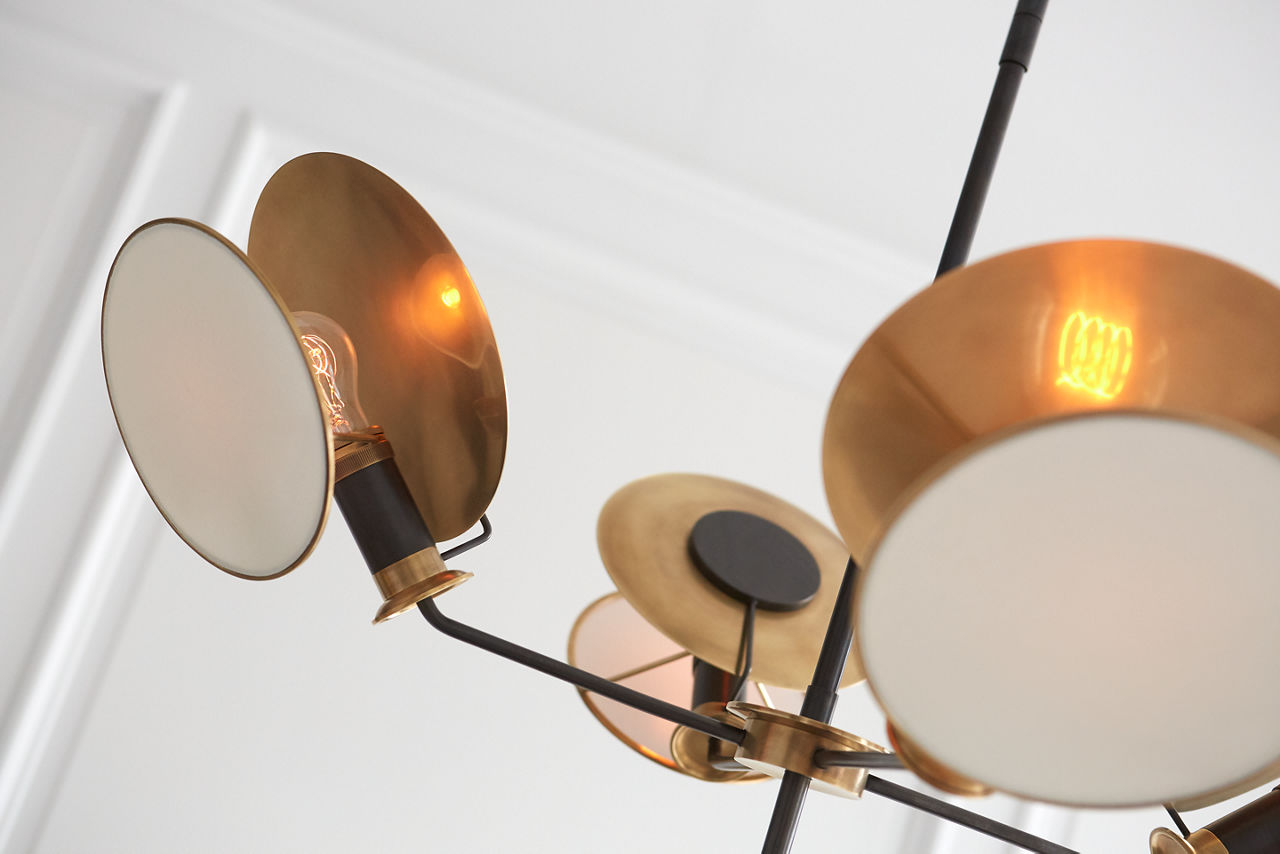 Osiris Large Reflector Chandelier - TOB5290 | Visual Comfort