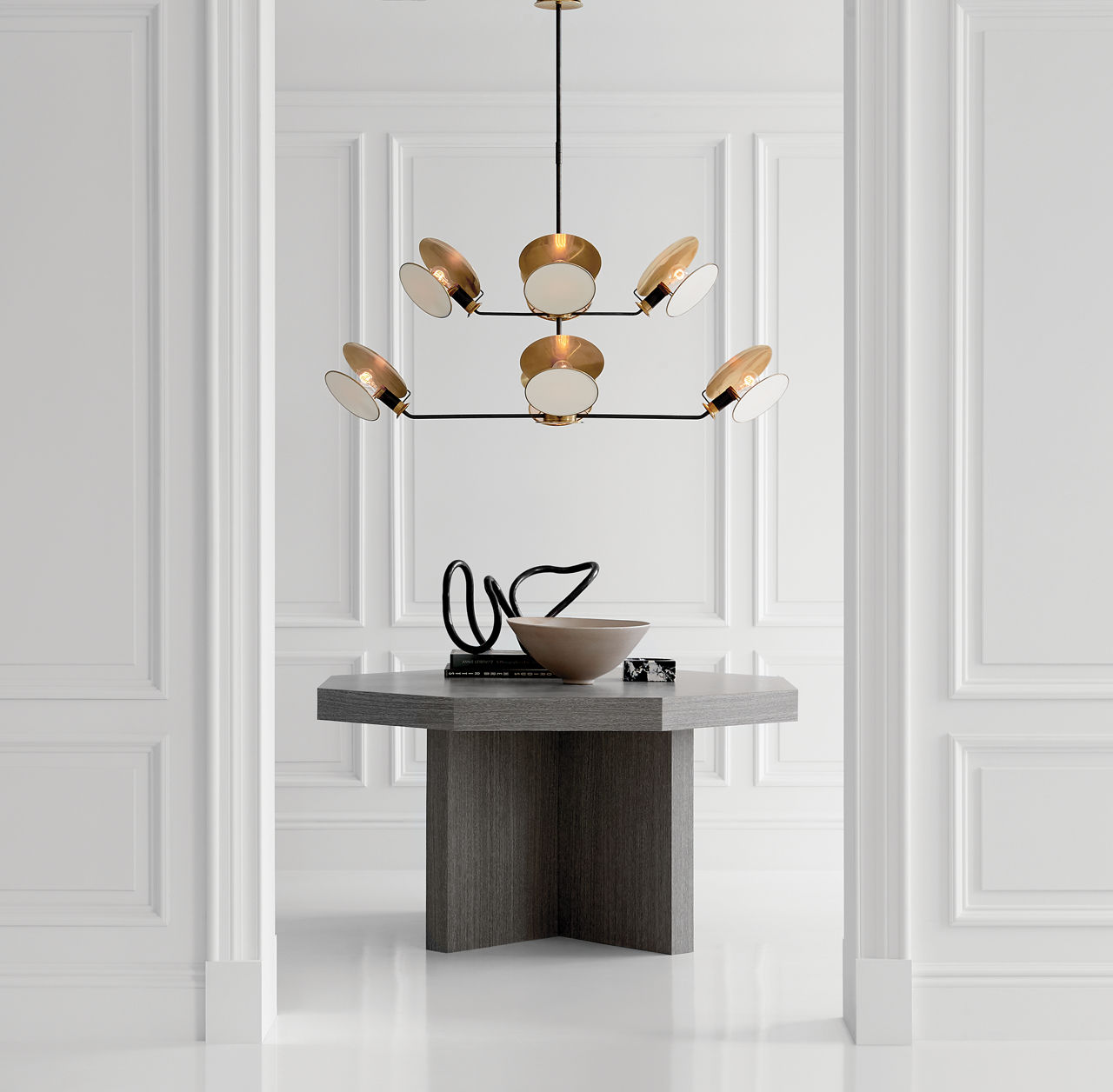 Osiris Large Reflector Chandelier - TOB5290 | Visual Comfort