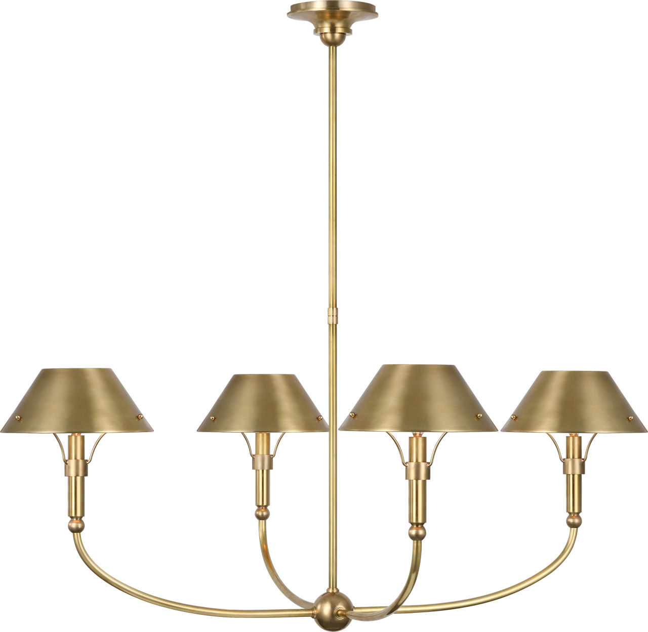 Turlington Arched Chandelier - TOB5725 | Visual Comfort