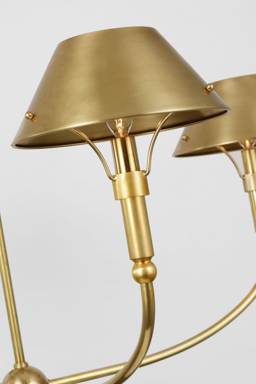 Turlington Arched Chandelier - TOB5725 | Visual Comfort