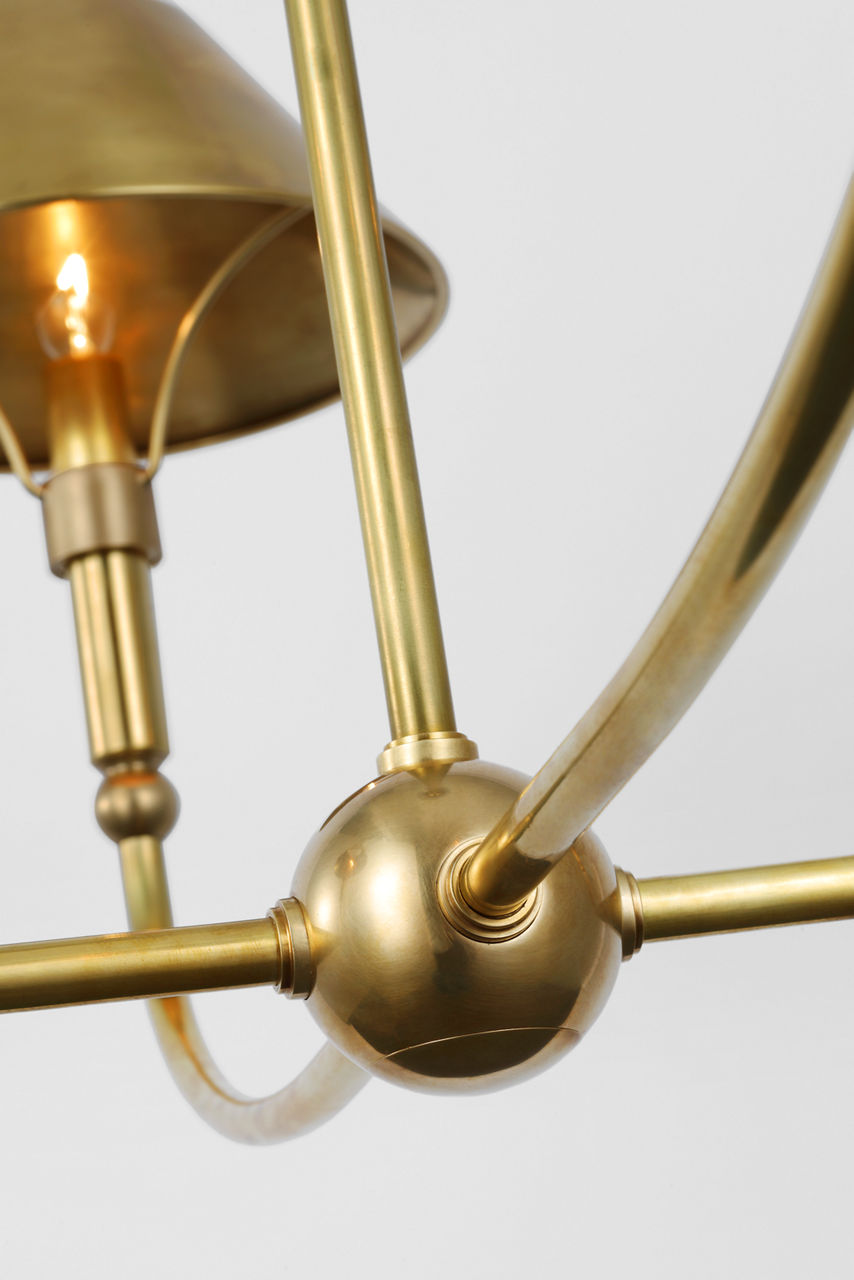 Turlington Arched Chandelier - TOB5725 | Visual Comfort