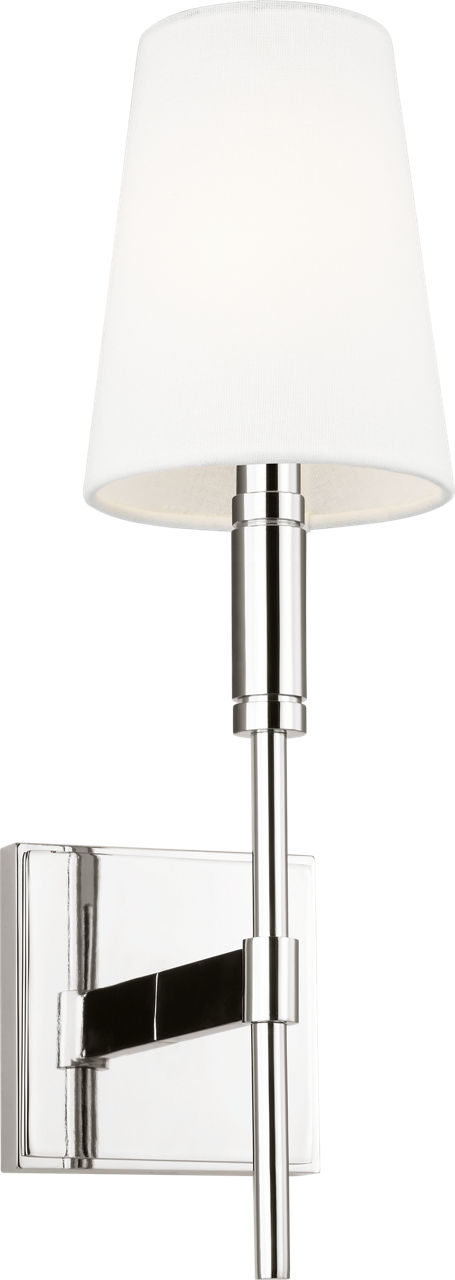 Beckham Classic Sconce in Polished Nickel