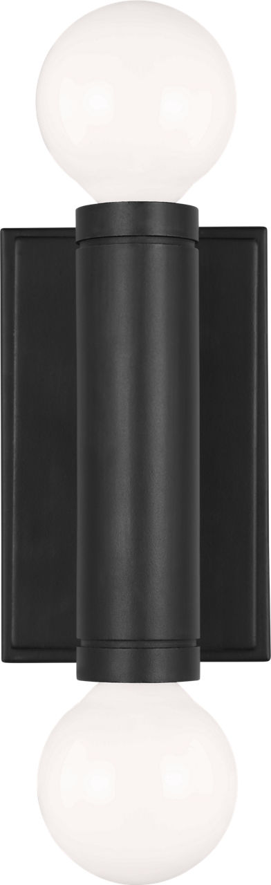 Beckham Modern Double Sconce in Aged Iron