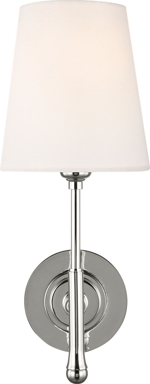 Capri Sconce in Polished Nickel