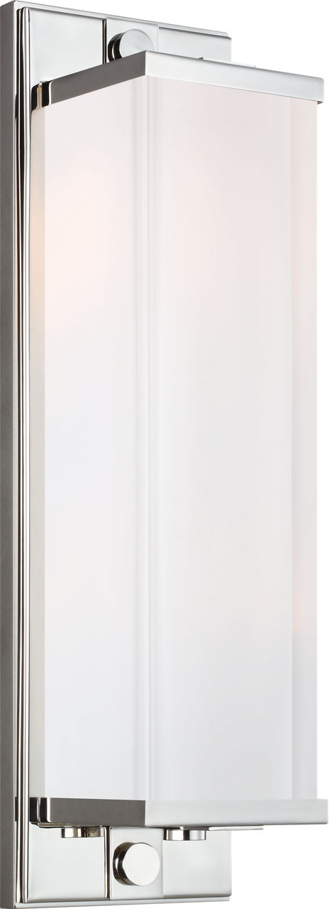 Logan Linear Tall Sconce in Polished Nickel
