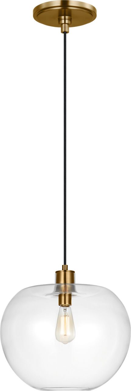 Mela Large Pendant Burnished Brass