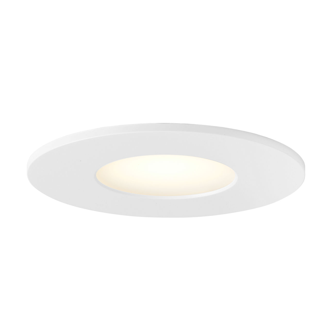 Avara 4" Flat Round LED Downlight in White 3000K