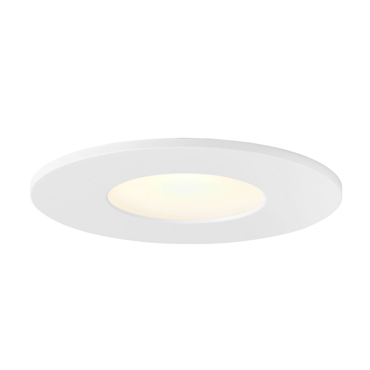 Avara 4" Flat Round LED Downlight in White 5CCT