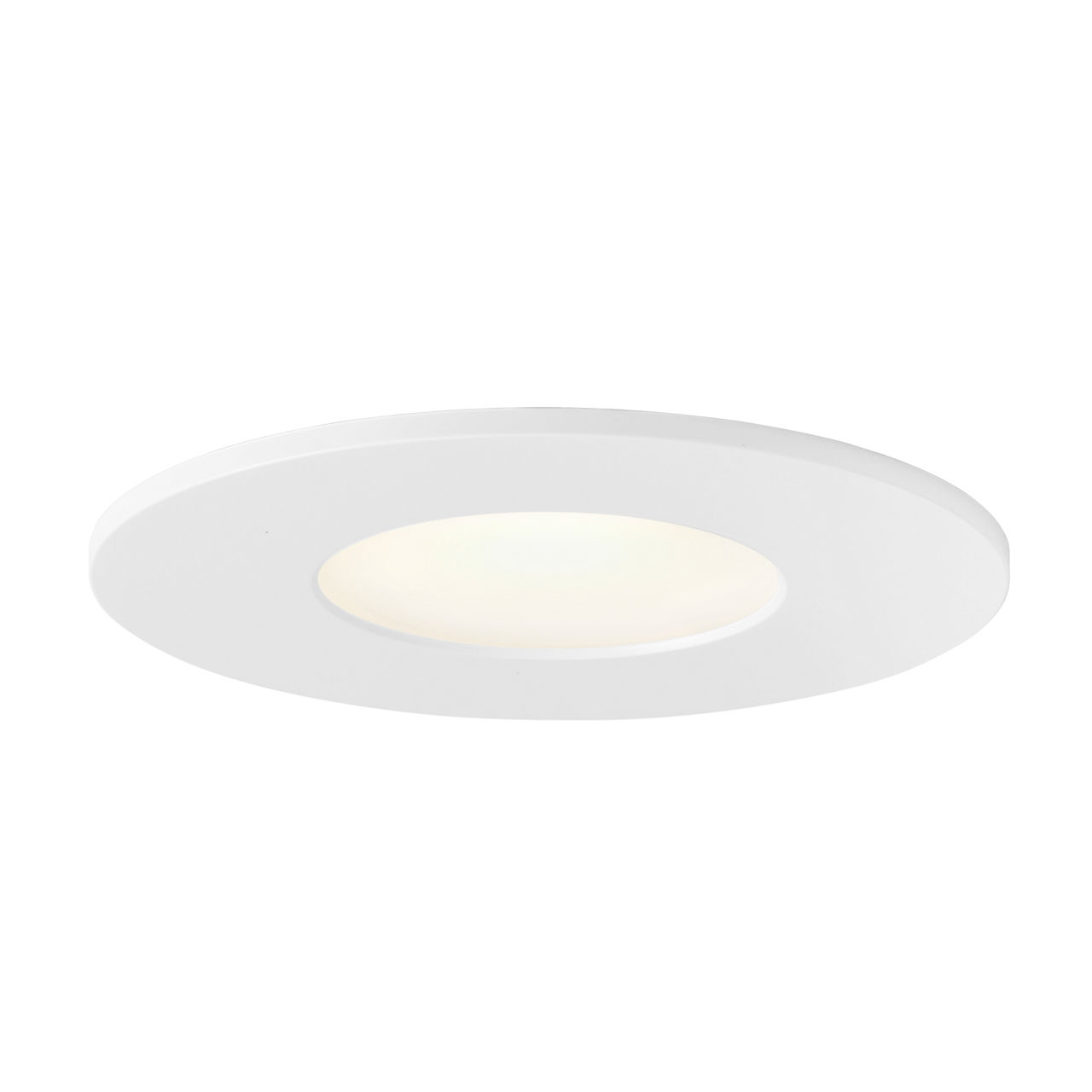 Avara 4" Flat Round LED Downlight in White 5CCT
