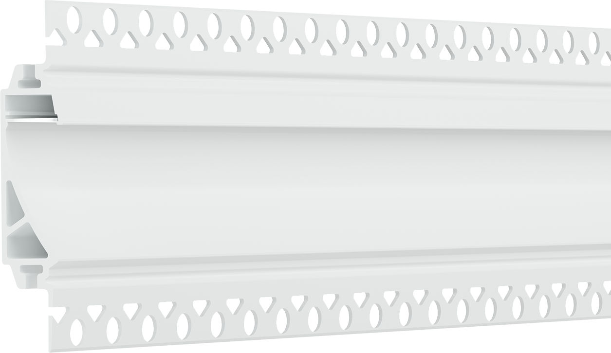 Recessed Flangeless Mud-In Cove/Toe Kick Channel