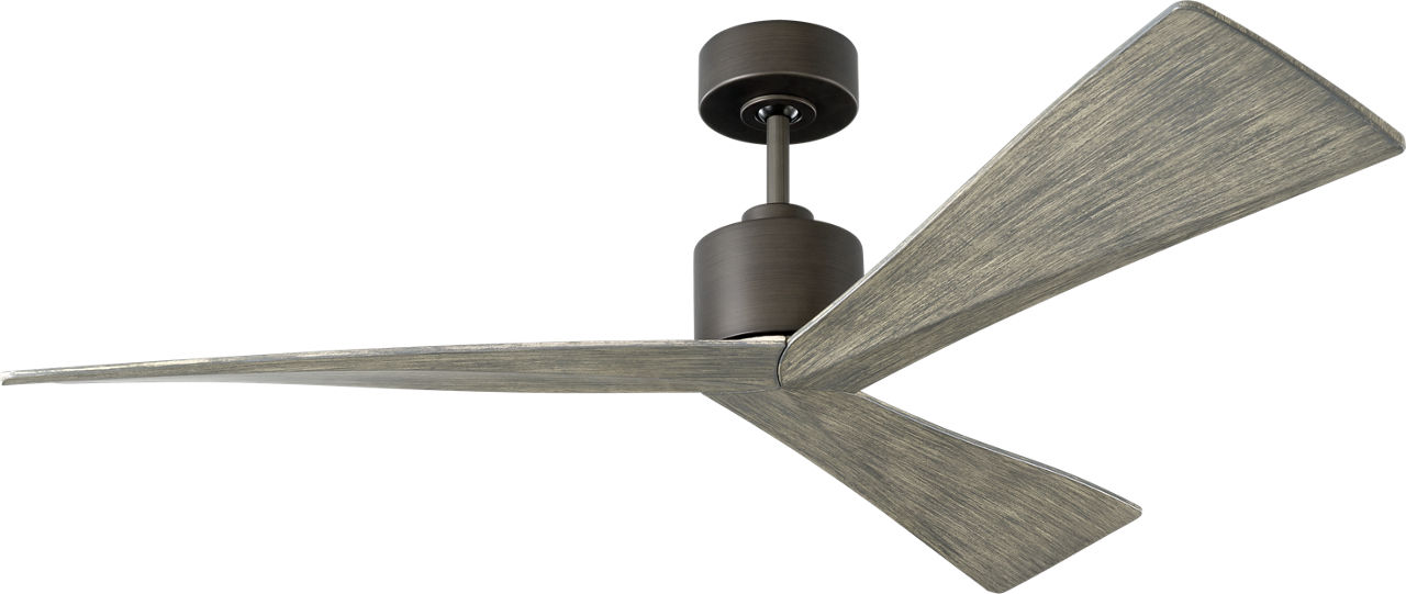 Adler 52 Ceiling Fan in Aged Pewter with Light Grey Weathered Oak Blades