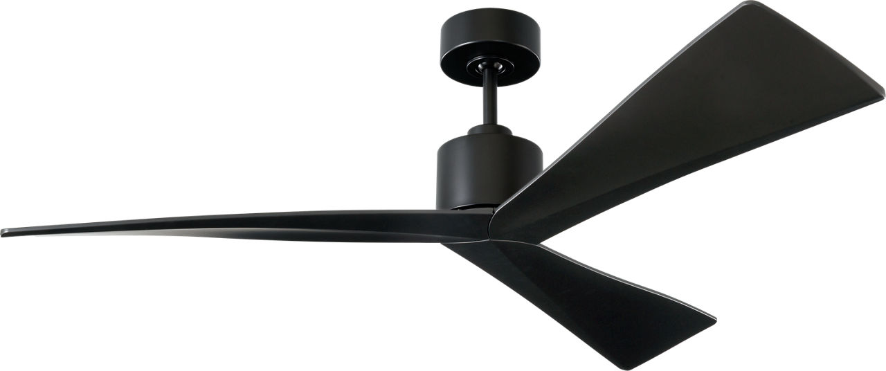 Adler 52 Ceiling Fan in Matt Black with Blades Matte Black