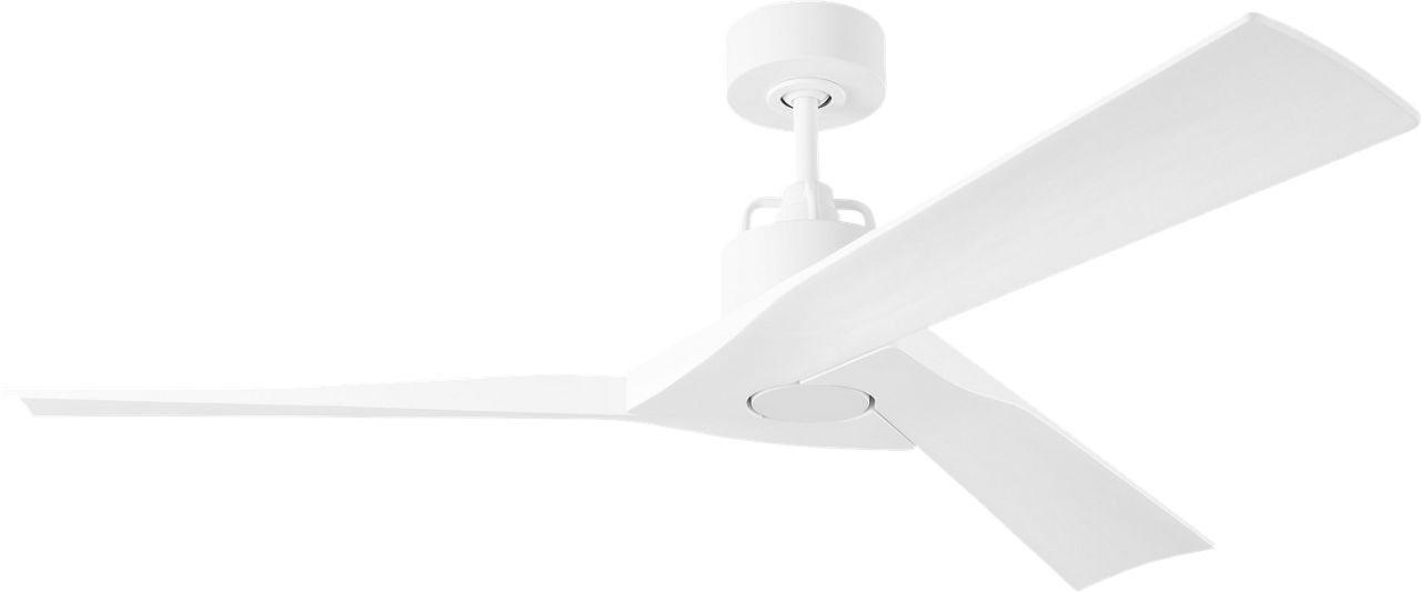 Alma Smart 52 Ceiling Fan in with Blades Matte White