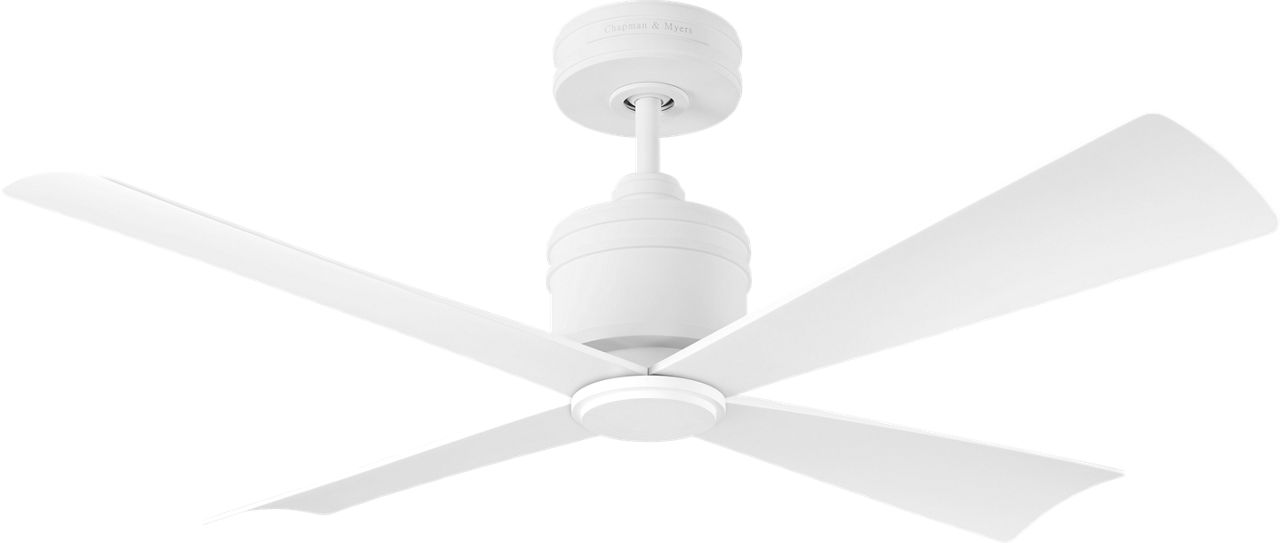 Launceton 44 Ceiling Fan in with Blades Matte White