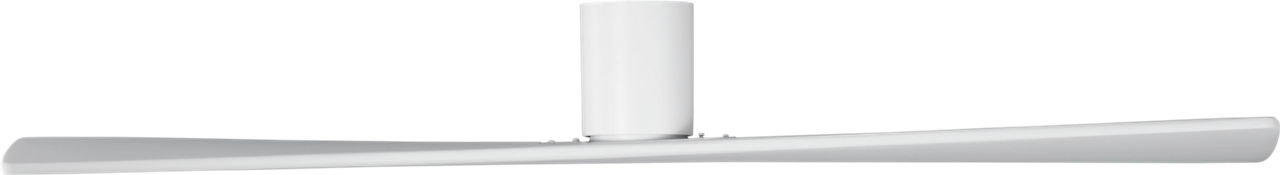 Plank Smart 72 Hugger Ceiling Fan in with Blades Matte White