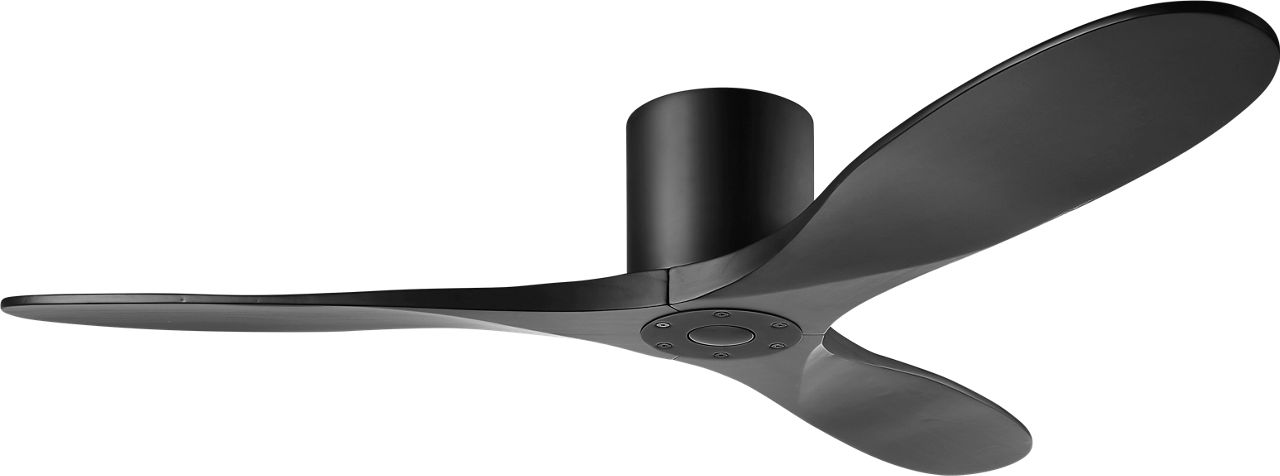 Maverick Smart 52" Hugger Ceiling Fan in Matte Black