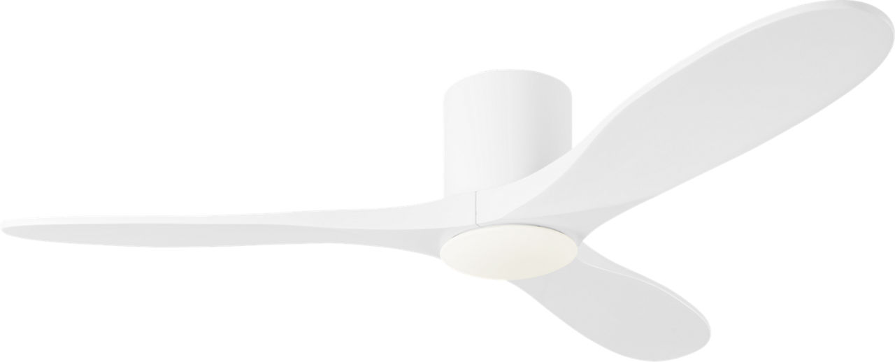 Maverick Smart 52" Hugger LED Ceiling Fan in Matte White