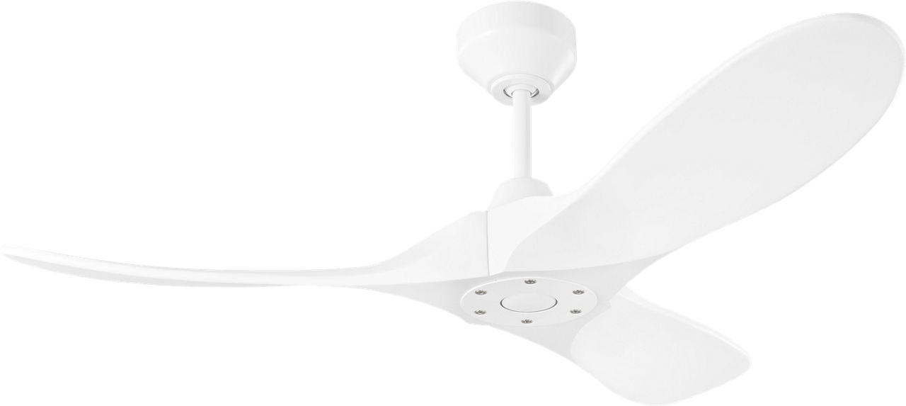 Maverick Smart 44 Ceiling Fan in with MatteWhite Blades Matte White