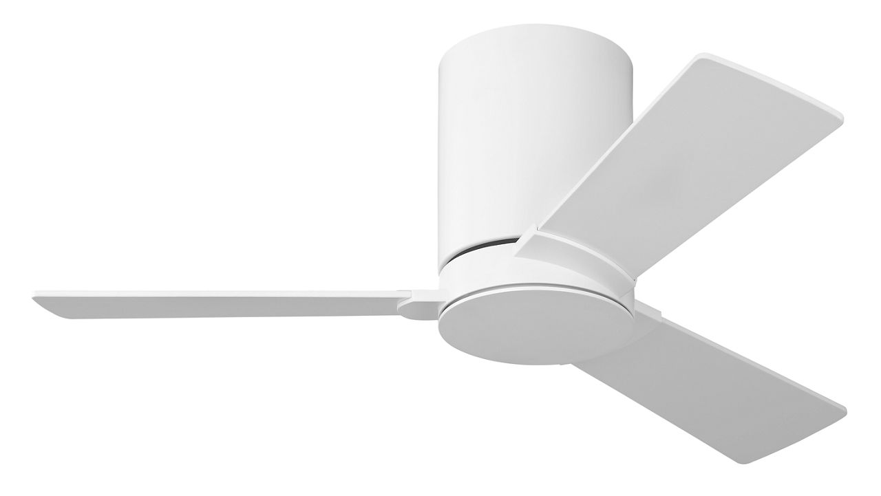 Rozzwn 32 Hugger Ceiling Fan in with Blades Matte White