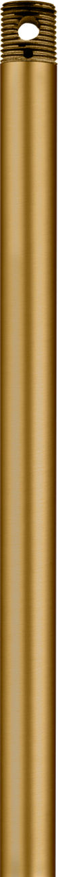 Threaded Fan Downrod in Burnished Brass 24"