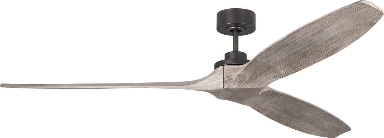 Collins Smart 70 Ceiling Fan in Aged Pewter with Light Grey Weathered Oak Blades