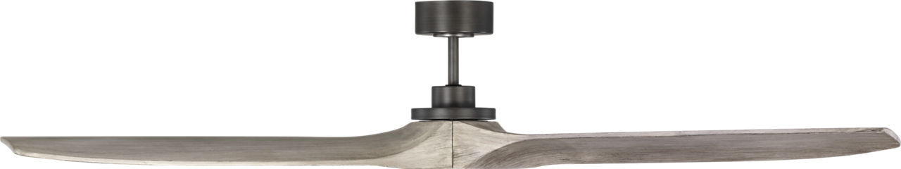 Collins Smart 70 Ceiling Fan in Aged Pewter with Light Grey Weathered Oak Blades