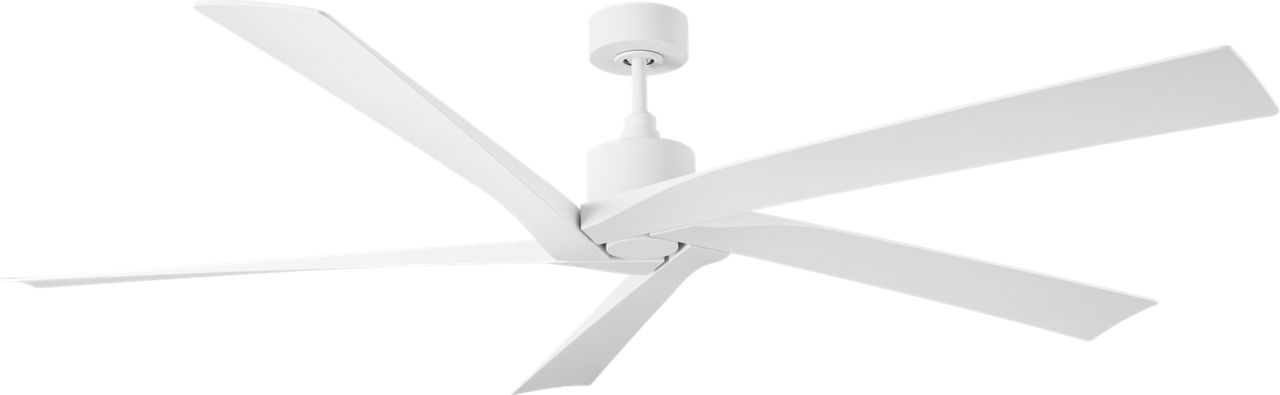 Aspen Coastal 70 Ceiling Fan in with Blades Matte White