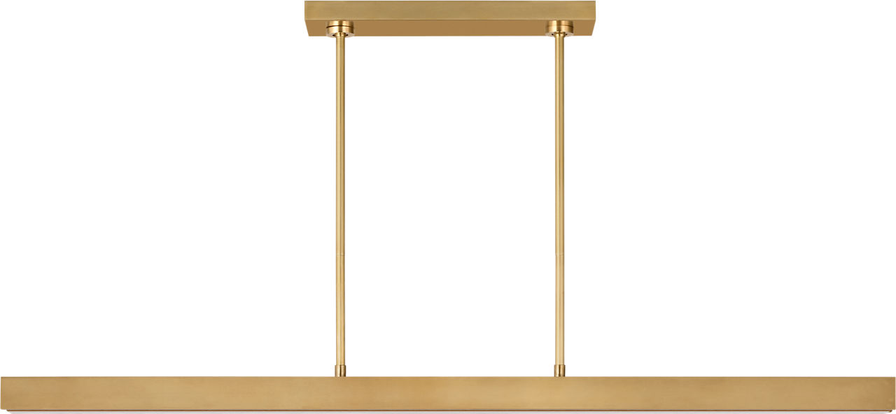 Maybeck 48 Linear Chandelier Hand Rubbed Antique Brass 2700K-1800K 90 CRI