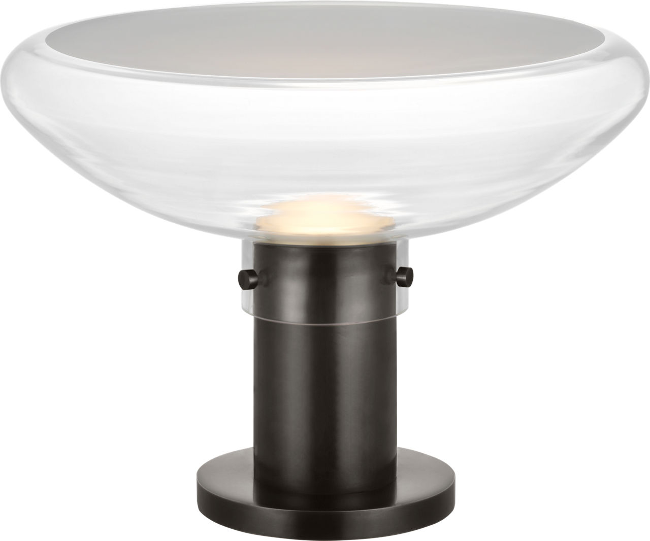 Morgan 16 Table Lamp burnished Bronze with clear glass 2700K-1800K 90 CRI